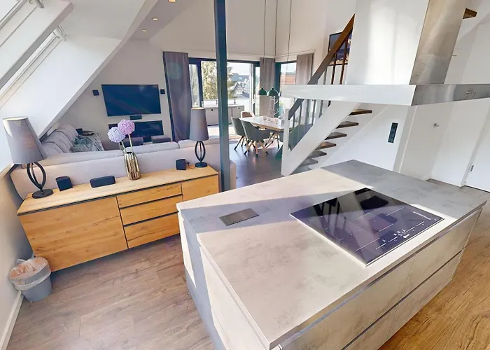 Appartement Ocean House Penthousewohnung Wolke 7 Mit Whirlpool Timmendorfer Strand