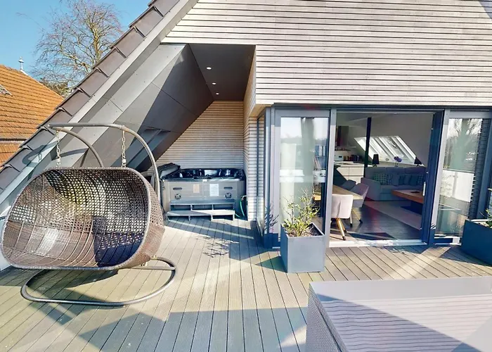 Ocean House Penthousewohnung Wolke 7 Mit Whirlpool Appartement *